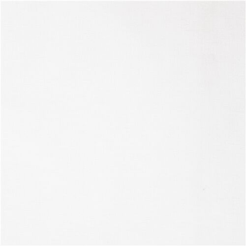 Japanese Solid White Canvas Fabric by Cosmo - modeS4u