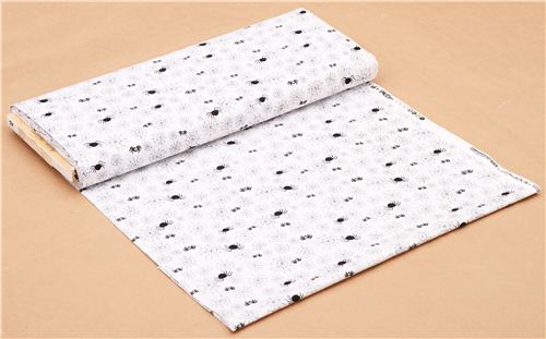 white spider animal Halloween fabric Hallows Eve 3