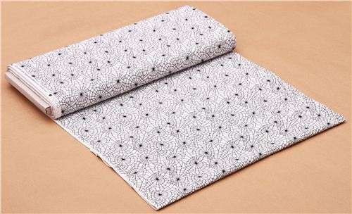 white spiderweb Halloween fabric Slime Time 3