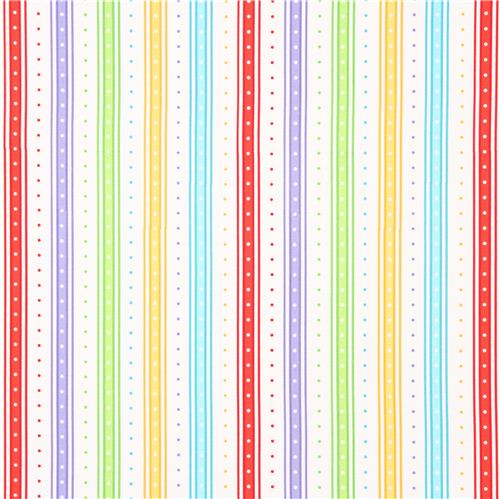 white stripe fabric with dots Timeless Treasures  USA 2