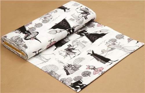 white witch fabric by Alexander Henry cemetery girl 3