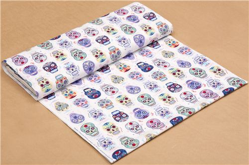 whiteTimeless Treasures with decorated skulls 5