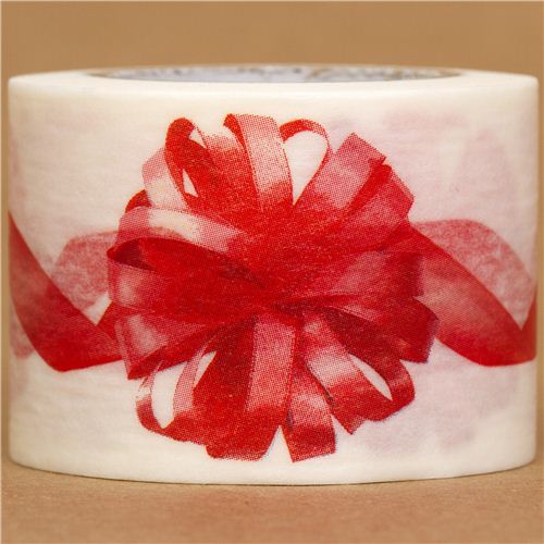 wide red gift wrap mt Washi Masking Tape deco tape Christmas Tapes
