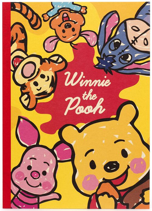 yellow Disney Winnie the Pooh notebook exercise book - modeS4u