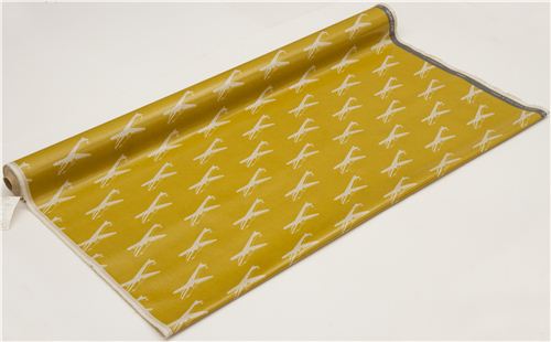 yellow echino airplane laminate fabric airplane 3