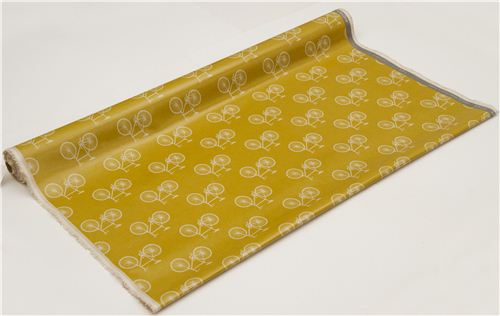 yellow echino bike laminate fabric cycling 3