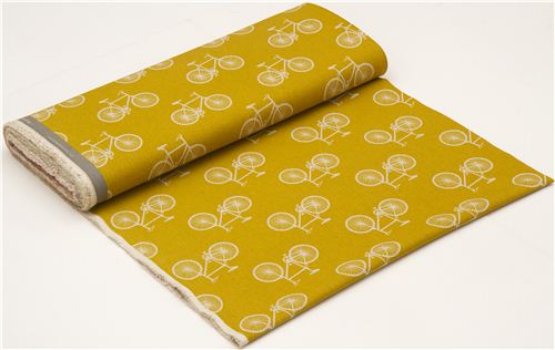 yellow echino bike poplin fabric cycling 3