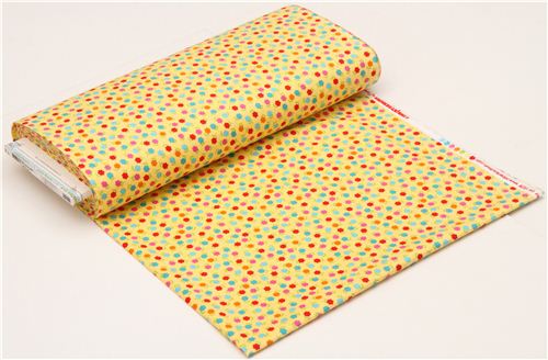 yellow flower flannel fabric par Robert Kaufman USA 3