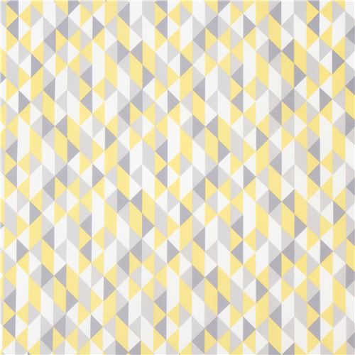 Yellow Grey Shape Laminate Organic Fabric By Cloud 9 Simpatico Yellow Grey Shap Laminate Organic Fabric By Cloud 9 Simpatico 2