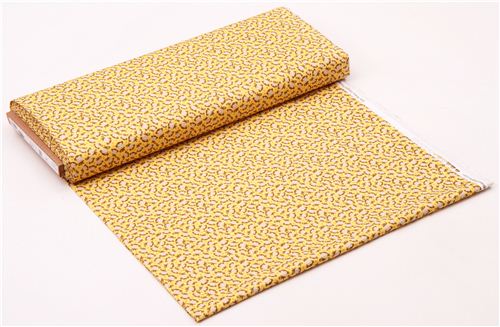 yellow monkey animal fabric Riley Blake Snips & Snails 3