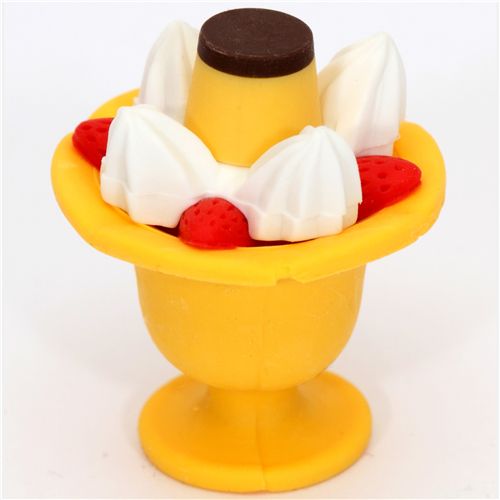 yellow parfait ice cream cup eraser Japan Iwako modeS4u