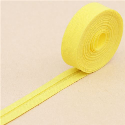 yellow single-fold bias tape - modeS4u