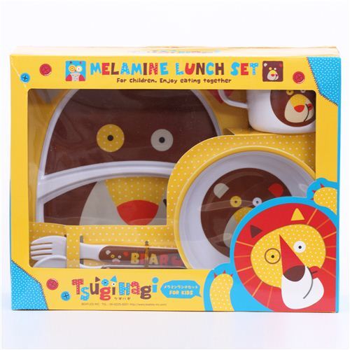 Kids Lunch set Dinner set with bear from Japan - modeS4u