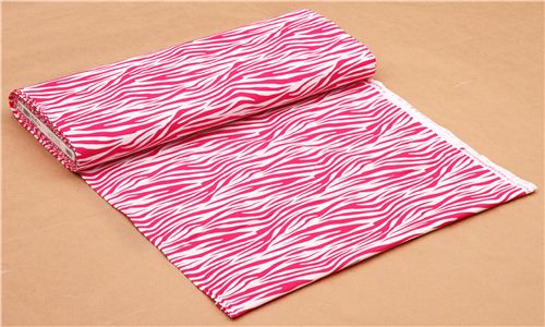 zebra print animal fabric Metro hot rosa Robert Kaufman 3